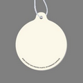 Paper Air Freshener Tag W/ Tab - Circle